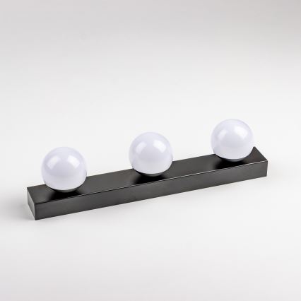 Brilagi - LED-vannitoa peeglivalgusti HOLLYWOOD 3xLED/3W/230V 39 cm IP44 must