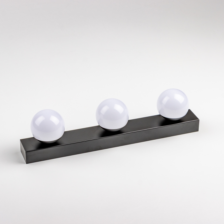 Brilagi - LED-vannitoa peeglivalgusti HOLLYWOOD 3xLED/3W/230V 39 cm IP44 must