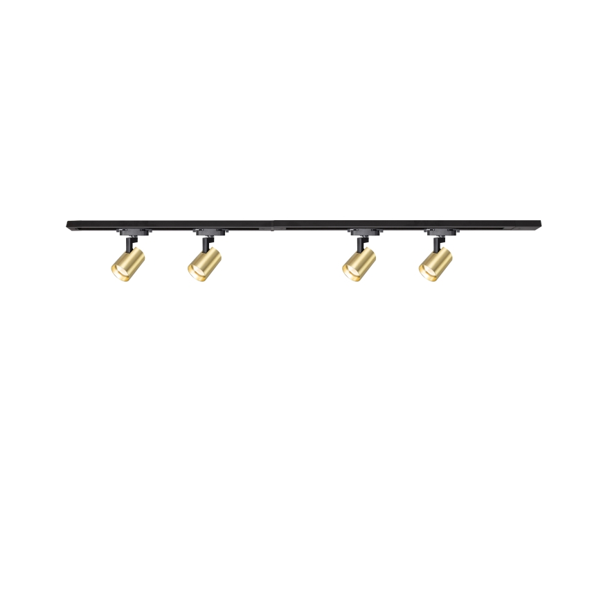 Brilagi - HUSKY-liistsüsteemi suunatav punktvalgusti 4xGU10/10W/230V must/kuldne