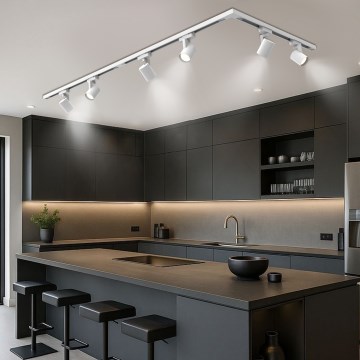 Brilagi - HUSKY liistvalgusti 6xGU10/10W/230V valge