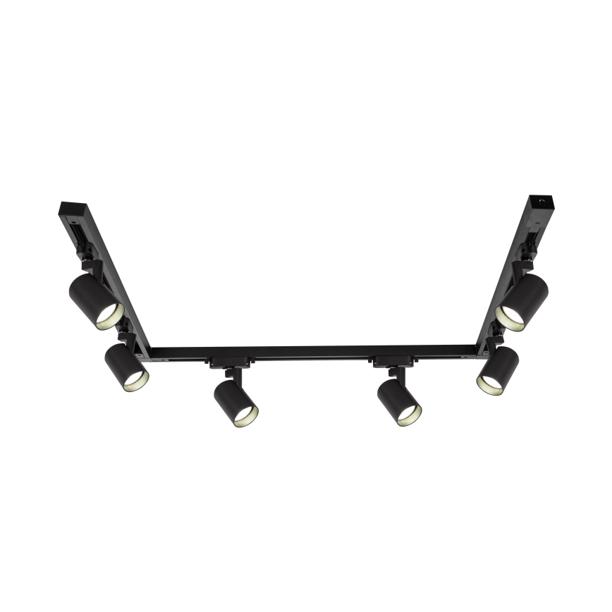 Brilagi - HUSKY liistvalgustussüsteemi punktvalgusti 6xGU10/10W/230V, must