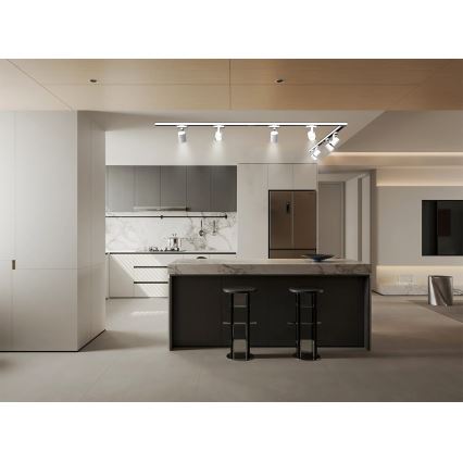 Brilagi - HUSKY rööbastesüsteemi spottvalgusti 8xGU10/10W/230V, valge