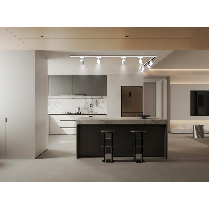 Brilagi - HUSKY rööbastesüsteemi spottvalgusti 8xGU10/10W/230V, valge