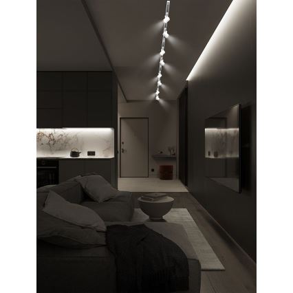 Brilagi - HUSKY rööbastesüsteemi spottvalgusti 8xGU10/10W/230V, valge