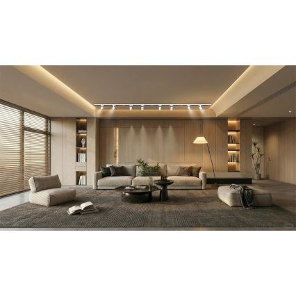 Brilagi - HUSKY rööbastesüsteemi spottvalgusti 8xGU10/10W/230V, valge