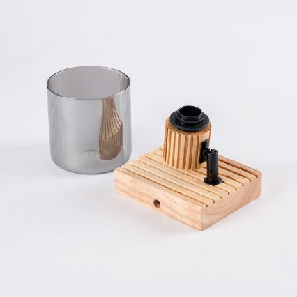 Brilagi - HYGGE seinale suunatav valgusti 1xE14/15W/230V, kummipuit/suitsune