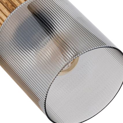 Brilagi - HYGGE suunatav laevalgusti 3xE14/15W/230V must/suitsune