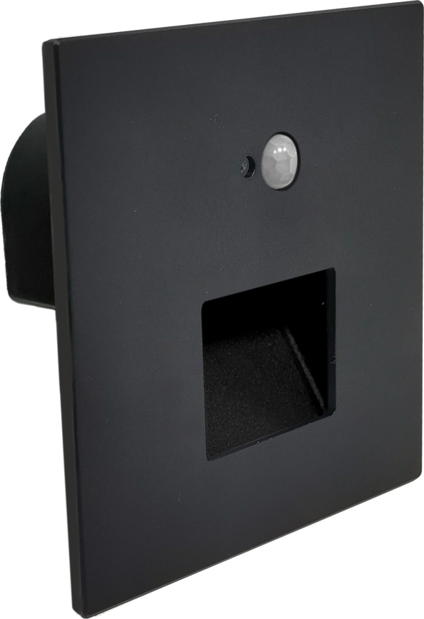 Brilagi - JACK LED trepiastmevalgusti liikumis- ja hämarussensoriga LED/3W/230V 3000/4000/6500K IP65 must