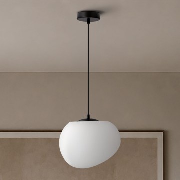 BRILAGI - Kaabliga laelamp PEBBLES 1xE27/40W/230V, läbimõõt 25 cm, must