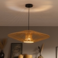 Brilagi - Kaabliga ripatslühter CERIA BOHO 1xE27/40W/230V, läbimõõt 70 cm, must/pruun
