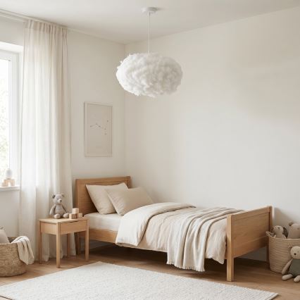 Brilagi - Kaabliga ripplamp SOLEAIR 2xE27/40W/230V valge