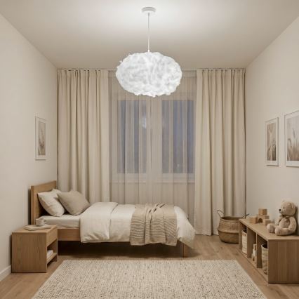 Brilagi - Kaabliga ripplamp SOLEAIR 2xE27/40W/230V valge