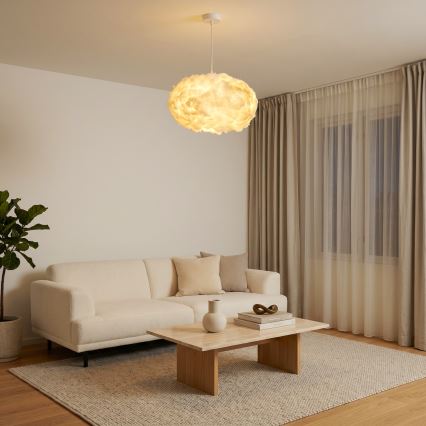 Brilagi - Kaabliga ripplamp SOLEAIR 2xE27/40W/230V valge