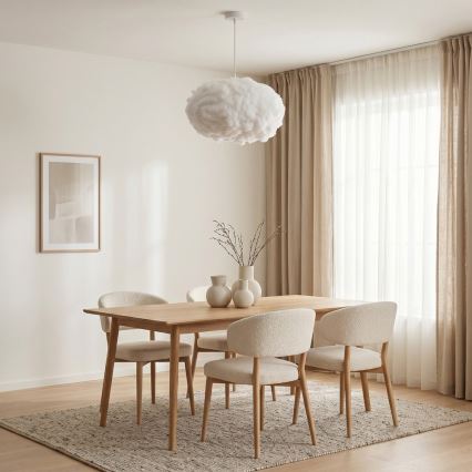 Brilagi - Kaabliga ripplamp SOLEAIR 2xE27/40W/230V valge