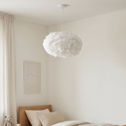 Brilagi - Kaabliga ripplamp SOLEAIR 2xE27/40W/230V valge