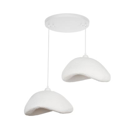 Brilagi - kaabliga ripplamp WABI SABI 2xE27/40W/230V Ø 74 cm valge