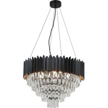 Brilagi - kaabliga ripplühter CARLOS 9xE14/40W/230V, läbimõõt 60 cm