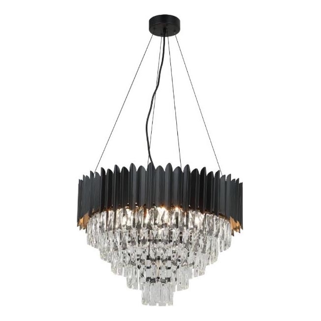 Brilagi - kaabliga ripplühter CARLOS 9xE14/40W/230V, läbimõõt 60 cm