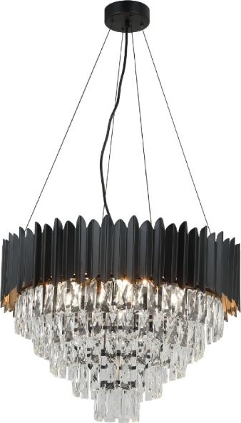 Brilagi - kaabliga ripplühter CARLOS 9xE14/40W/230V, läbimõõt 60 cm