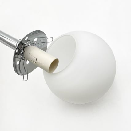 Brilagi - kaabliga ripplühter MALONY 6xE14/20W/230V läikiv kroom