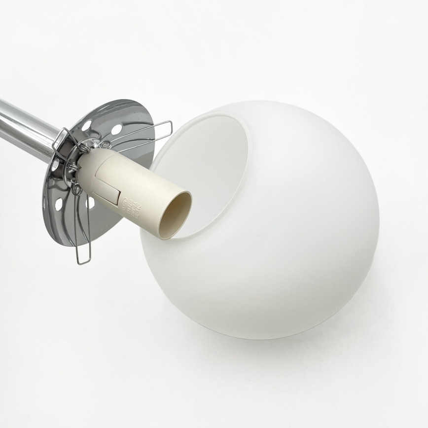 Brilagi - kaabliga ripplühter MALONY 6xE14/20W/230V läikiv kroom