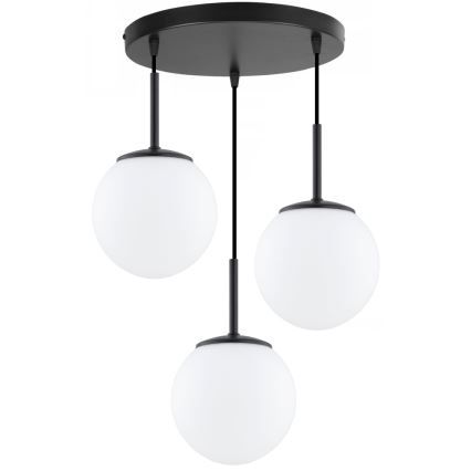 BRILAGI - kaabliga rippuv lühter MILO 3xE27/60W/230V must