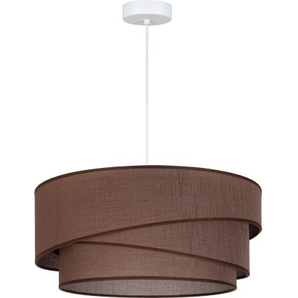 Brilagi - kaabliga rippvalgusti ARROW 1xE27/60W/230V, läbimõõt 45 cm, pruun