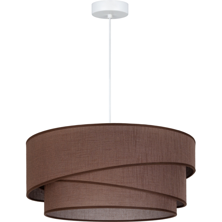 Brilagi - kaabliga rippvalgusti ARROW 1xE27/60W/230V, läbimõõt 45 cm, pruun