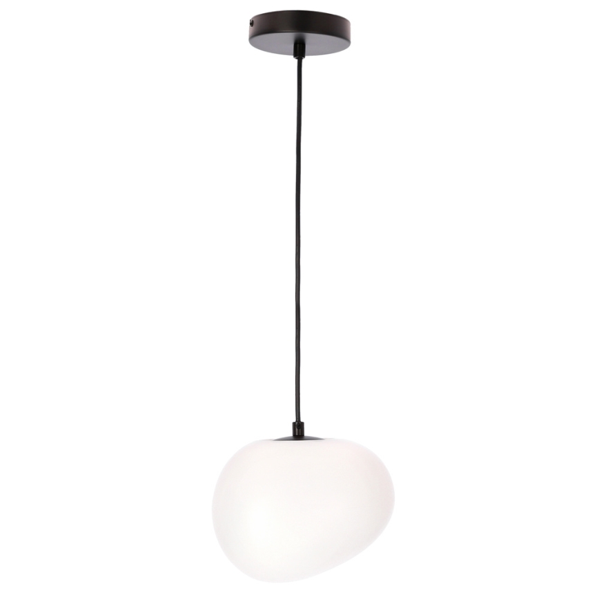 BRILAGI - Kaabliga rippvalgusti PEBBLES 1xE27/40W/230V läbimõõt 20 cm must