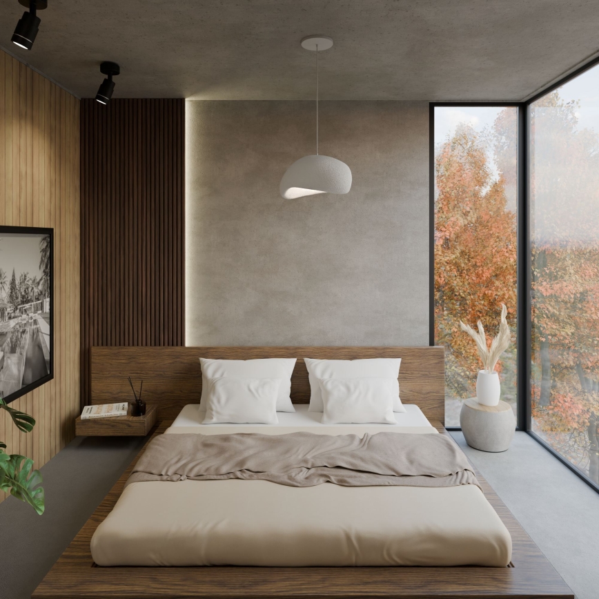 Brilagi - Kaabliga rippvalgusti WABI SABI 1xE27/40W/230V valge