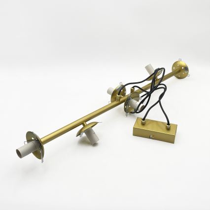 Brilagi - kaabliga riputatav lühter MALONY 6xE14/20W/230V kuldne