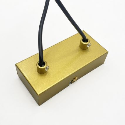 Brilagi - kaabliga riputatav lühter MALONY 6xE14/20W/230V kuldne