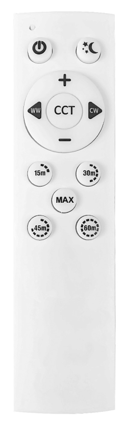 Brilagi - kaugjuhtimispult lakke paigaldatavale valgustile MILKY WAY 2xAAA