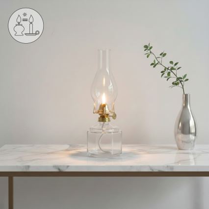 Brilagi - Kerosiinlamp MERLIN läbipaistev