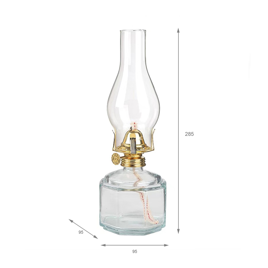 Brilagi - Kerosiinlamp MERLIN läbipaistev