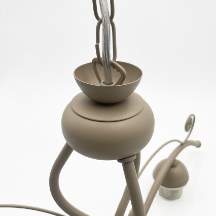 Brilagi - Ketiga lühter ANTICO MODERN 3xE27/60W/230V beež