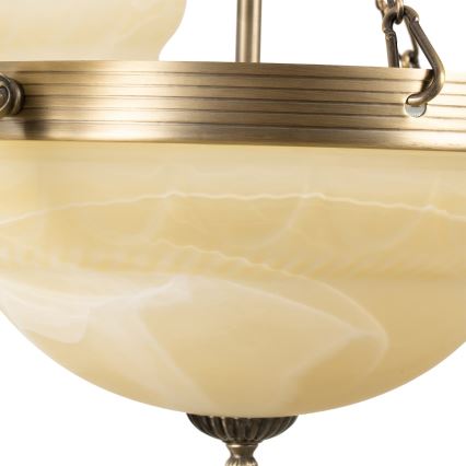 BRILAGI - ketiga lühter DAHLIA 6xE27/40W/230V, läbimõõt 74 cm, messing