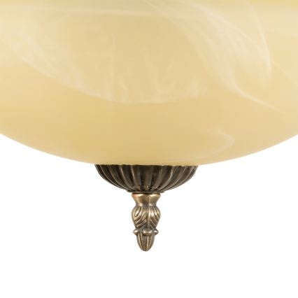 BRILAGI - ketiga lühter DAHLIA 9xE27/40W/230V Ø 74 cm messing