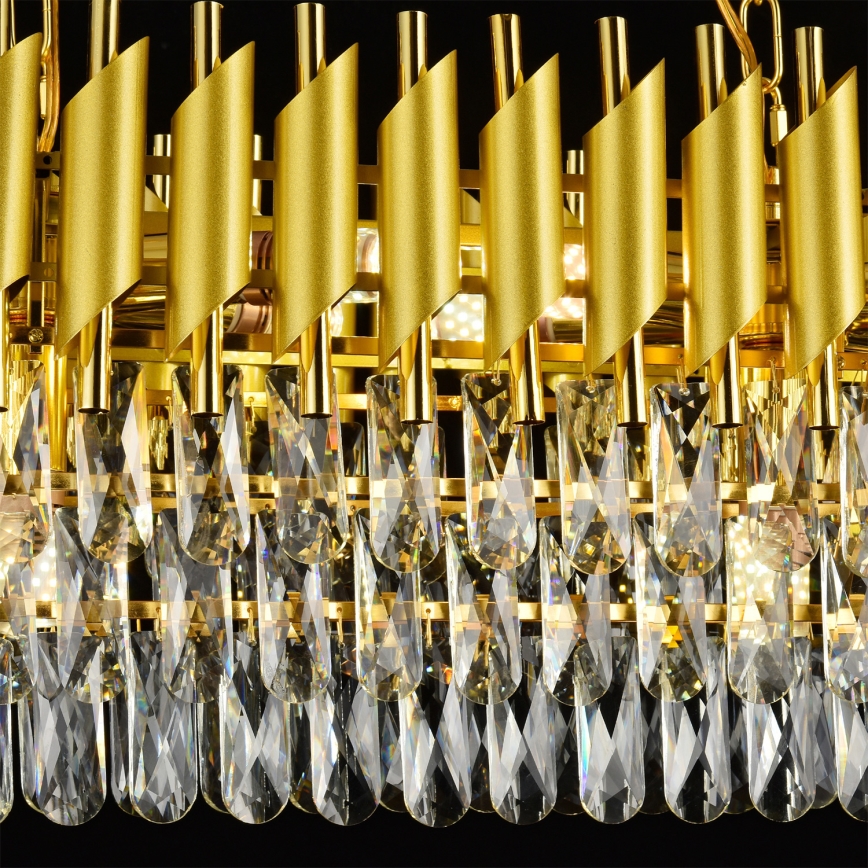 Brilagi - ketiga lühter ECLIPSE 10xE14/10W/230V 78x28 cm kuldne