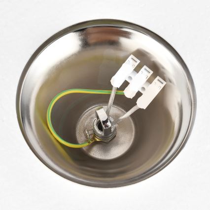 Brilagi - ketiga lühter ECLIPSE 7xE14/10W/230V läbimõõt 48 cm hõbedane