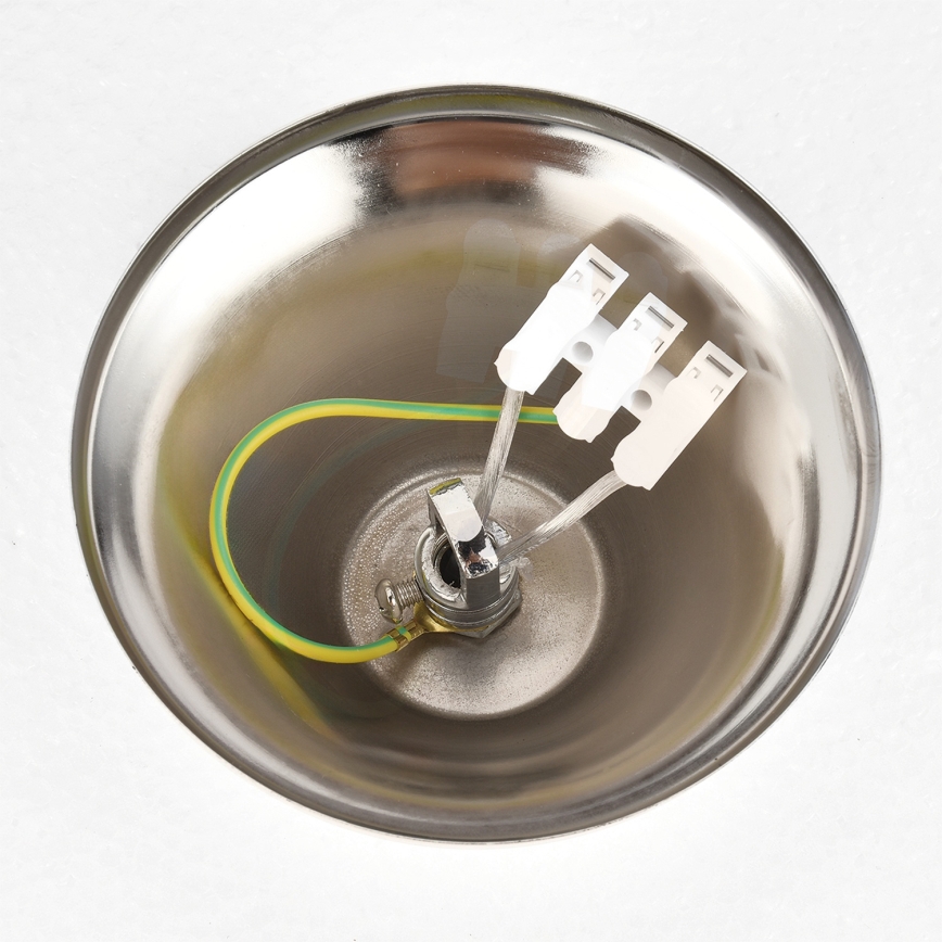 Brilagi - ketiga lühter ECLIPSE 7xE14/10W/230V läbimõõt 48 cm hõbedane