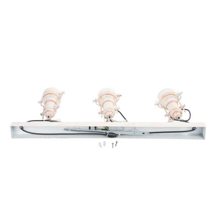 Brilagi - ketiga lühter PYRONIC 3xE27/40W/230V kreemjas/patineeritud