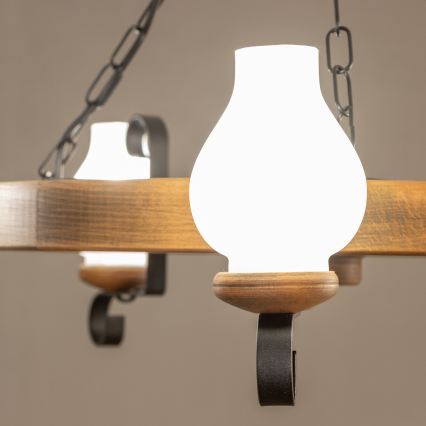 Brilagi - ketiga lühter ROATA 5xE14/40W/230V, läbimõõt 70 cm, pöök