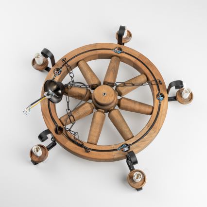 Brilagi - ketiga lühter ROATA 5xE14/40W/230V, läbimõõt 70 cm, pöök