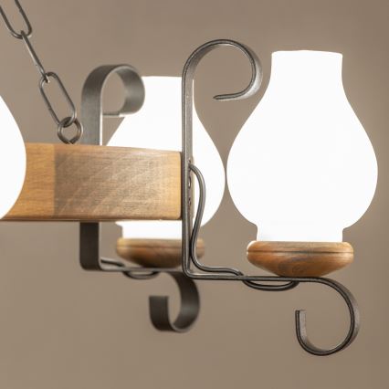 Brilagi - ketiga lühter ROATA 6xE14/40W/230V läbimõõt 70 cm pöök