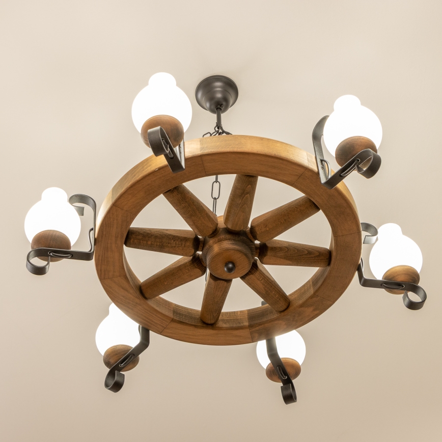 Brilagi - ketiga lühter ROATA 6xE14/40W/230V läbimõõt 70 cm pöök