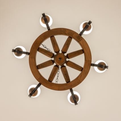 Brilagi - ketiga lühter ROATA 6xE14/40W/230V läbimõõt 70 cm pöök