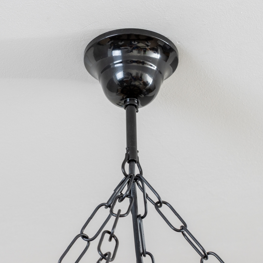 Brilagi - ketiga lühter ROATA 8xE14/40W/230V Ø 70 cm pöök/pähkel