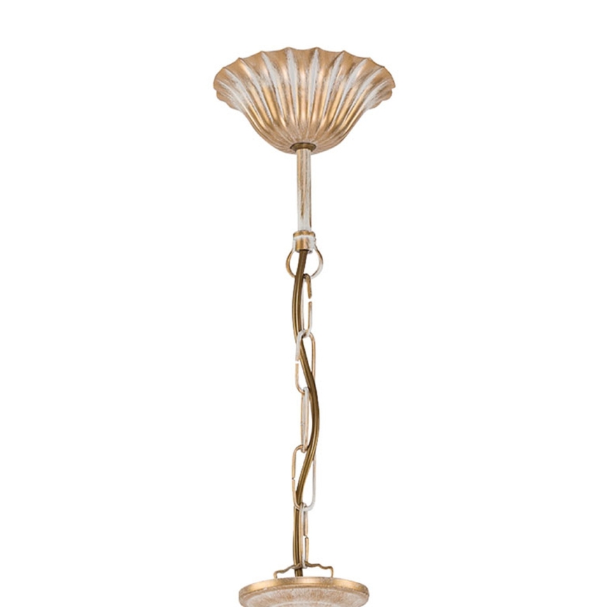 BRILAGI - Ketiga lühter SONIA 3xE27/15W/230V läbimõõt 64 cm kreemjas/patina
