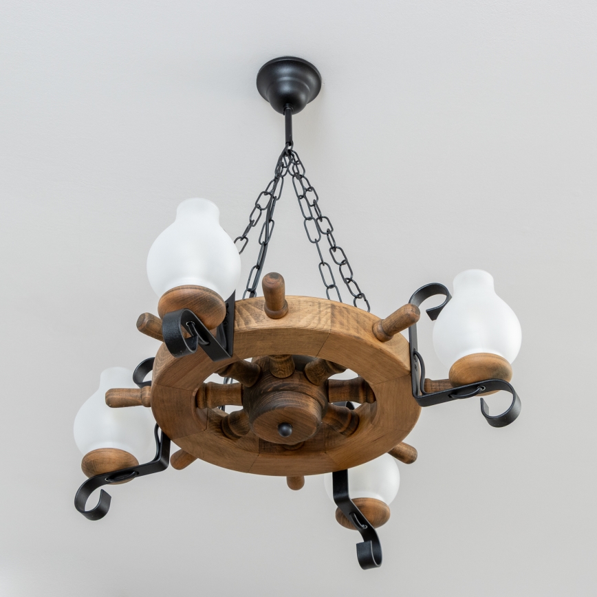 Brilagi - Ketiga lühter TIMONA 4xE14/40W/230V Ø 50 cm pöök